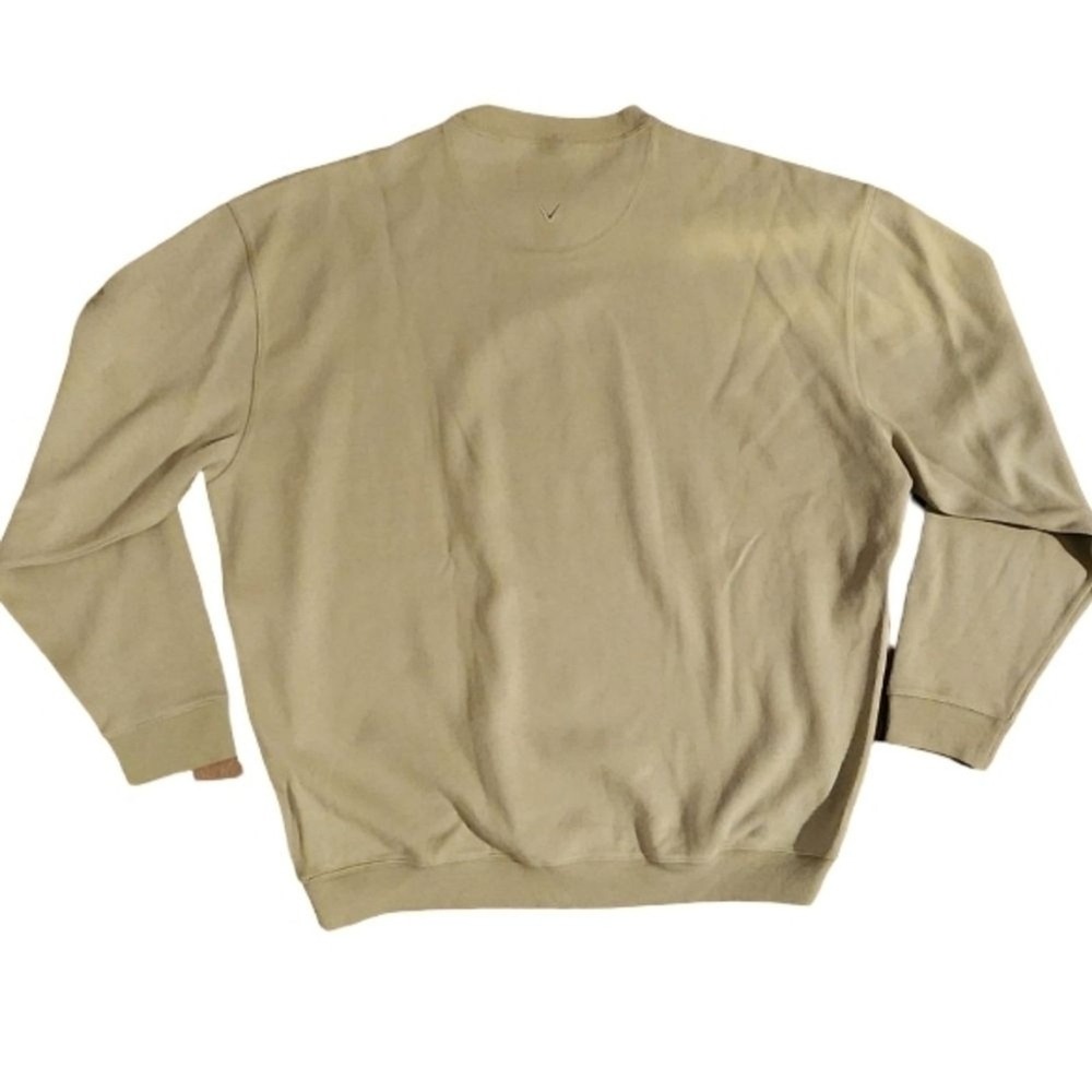 Callaway Golf Sport Men's XXL Crewneck Sweatshirt Green Cotton Blend NWT - Picture 2 of 7